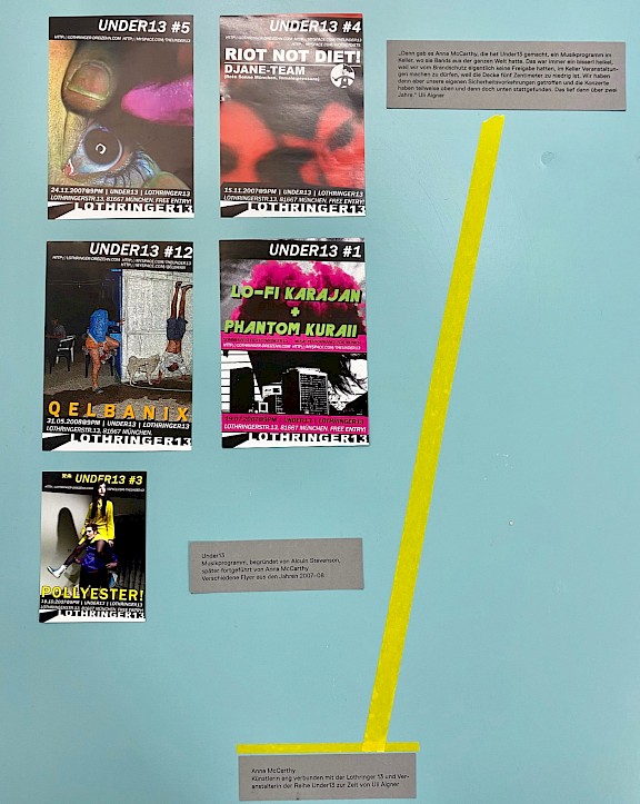 Under13, verschiedene Flyer aus den Jahren 2007–08